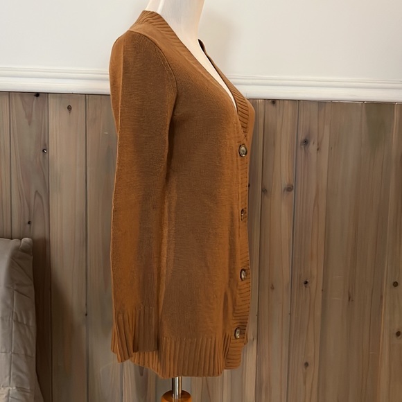 brown Sutton Studio cashmere cardigan, S - Picture 6 of 10